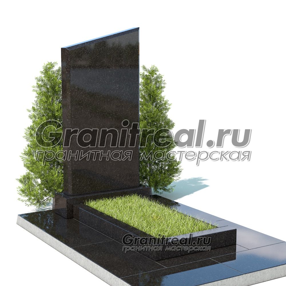 Вертикальный памятник из гранита Вертикальный памятник из гранита
