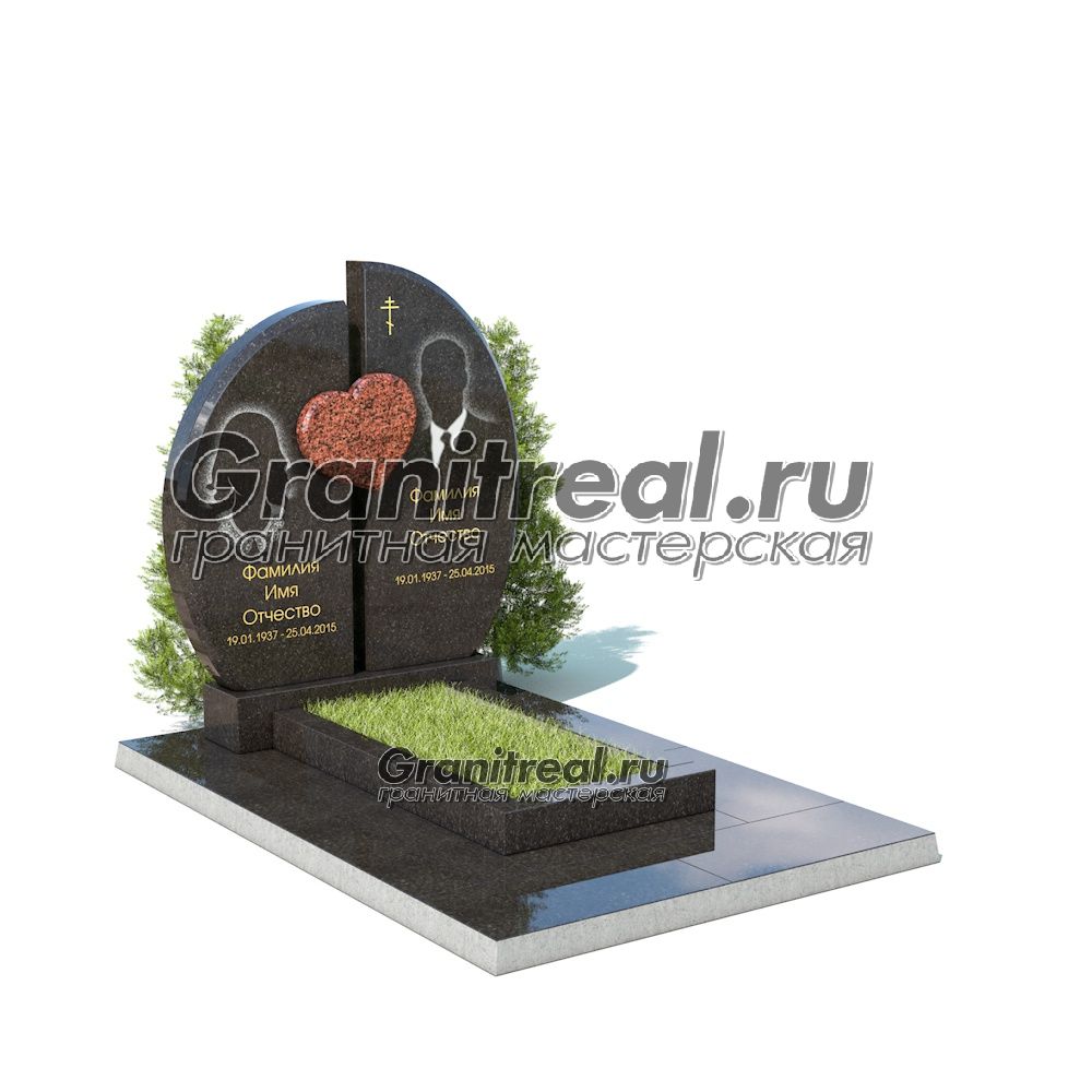 Комбинированный памятник Комбинированный памятник