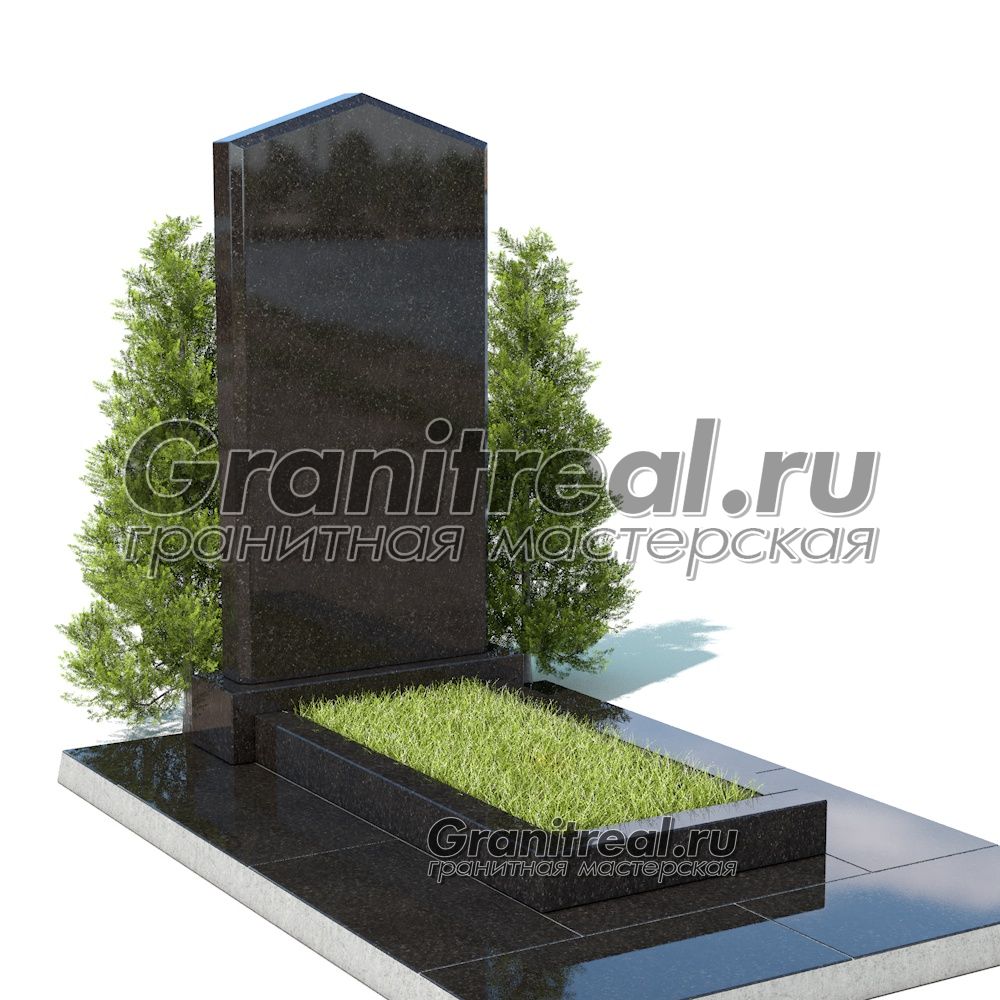 Вертикальный памятник из гранита Вертикальный памятник из гранита