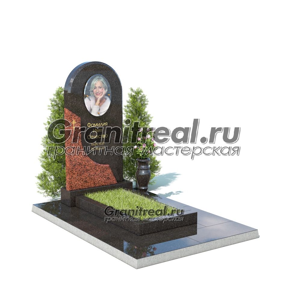 Комбинированный памятник Комбинированный памятник