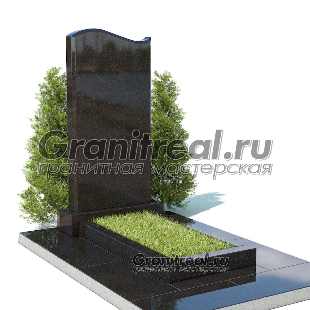 Вертикальный памятник из гранита Вертикальный памятник из гранита