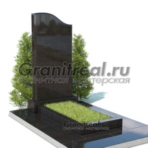 Вертикальный памятник из гранита