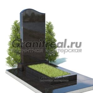 Вертикальный памятник из гранита