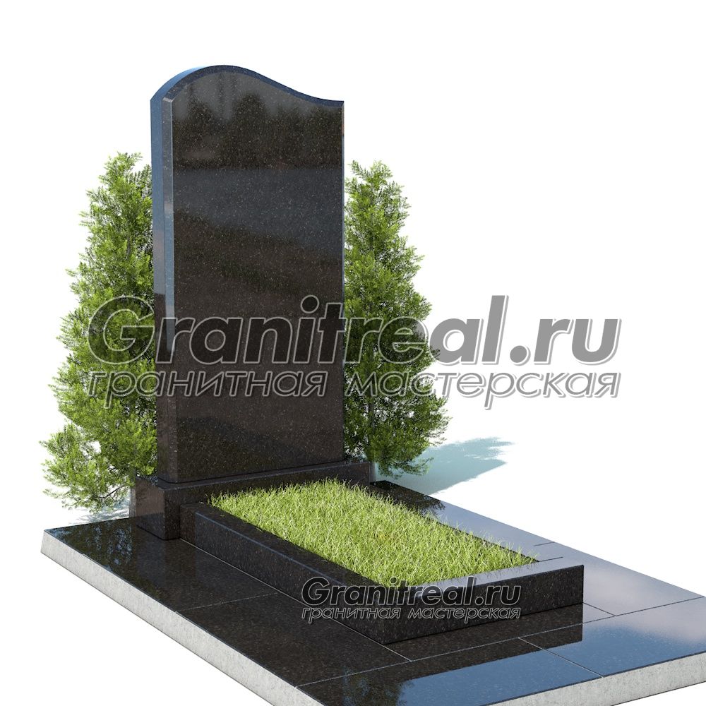 Вертикальный памятник из гранита Вертикальный памятник из гранита