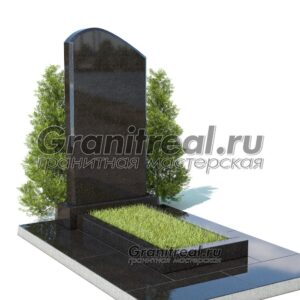 Вертикальный памятник из гранита