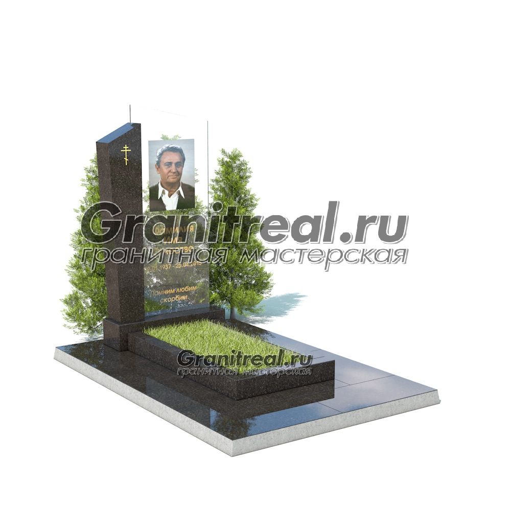 Памятник из стекла Памятник из стекла