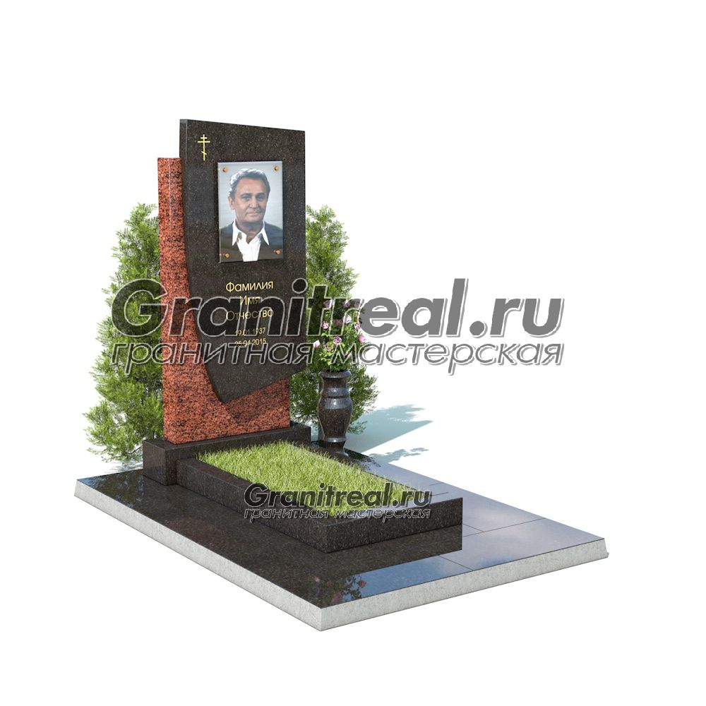 Комбинированный памятник Комбинированный памятник