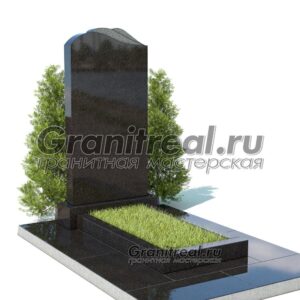 Вертикальный памятник из гранита
