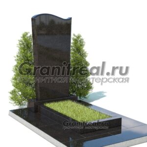 Вертикальный памятник из гранита