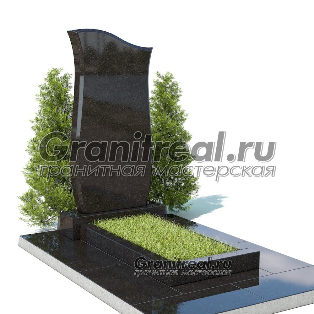 Вертикальный памятник из гранита Вертикальный памятник из гранита