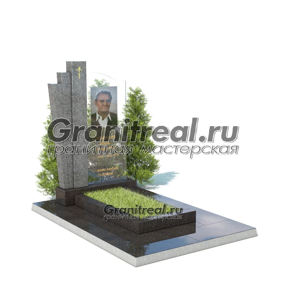 Памятник из стекла Памятник из стекла
