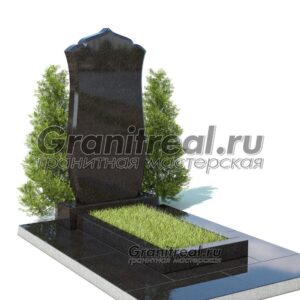 Вертикальный памятник из гранита