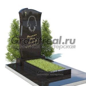 Вертикальный памятник из гранита