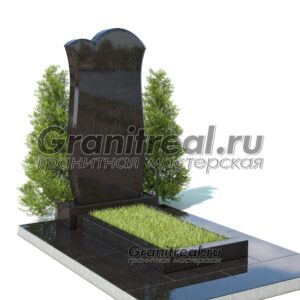 Вертикальный памятник из гранита