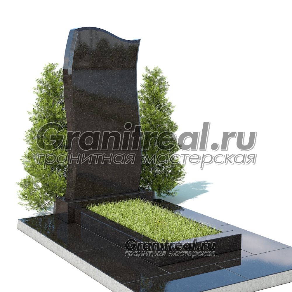 Вертикальный памятник из гранита Вертикальный памятник из гранита