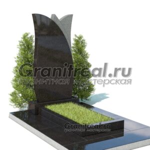 Вертикальный памятник из гранита