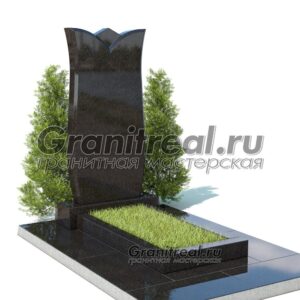 Вертикальный памятник из гранита
