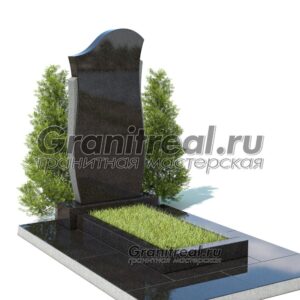 Вертикальный памятник из гранита