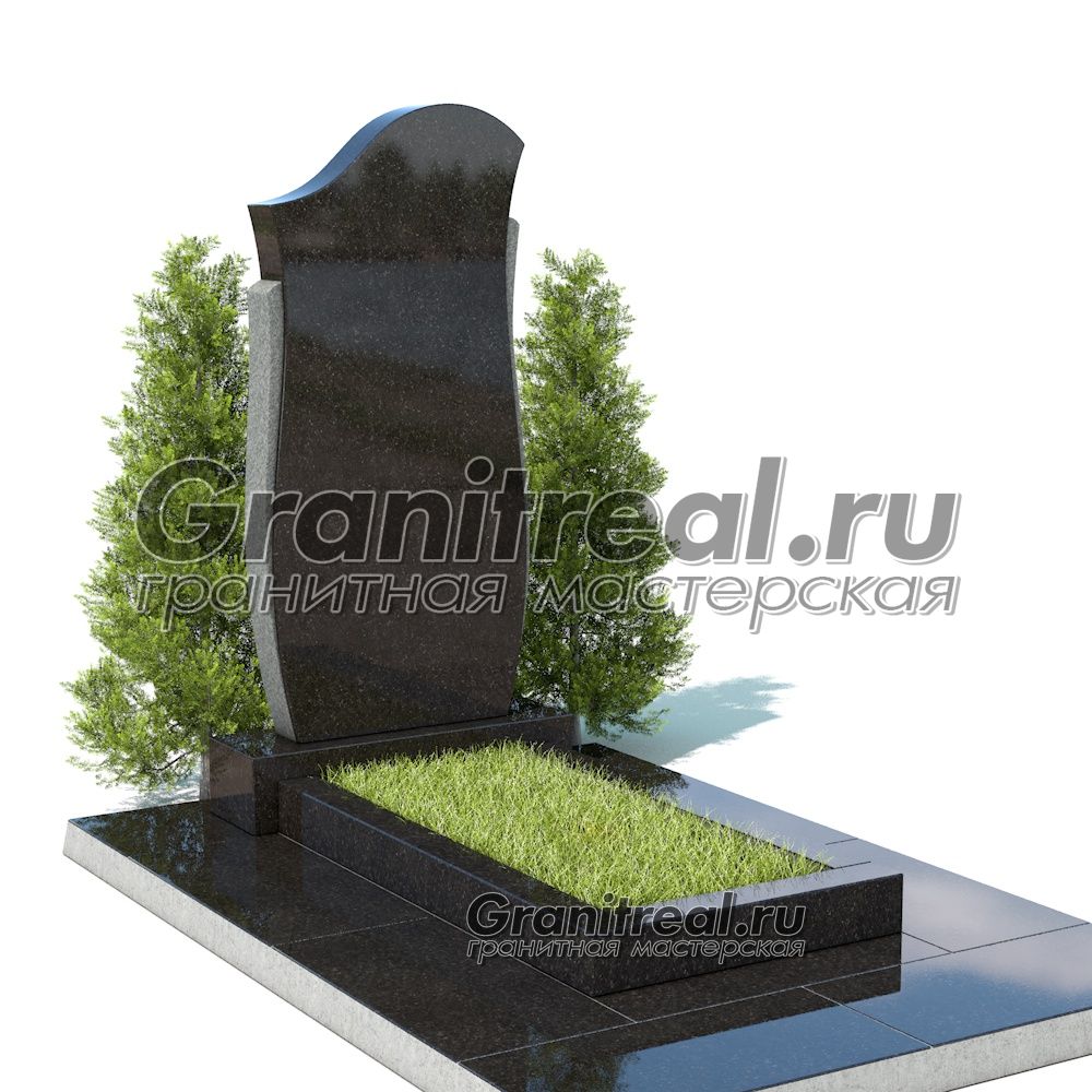 Вертикальный памятник из гранита Вертикальный памятник из гранита