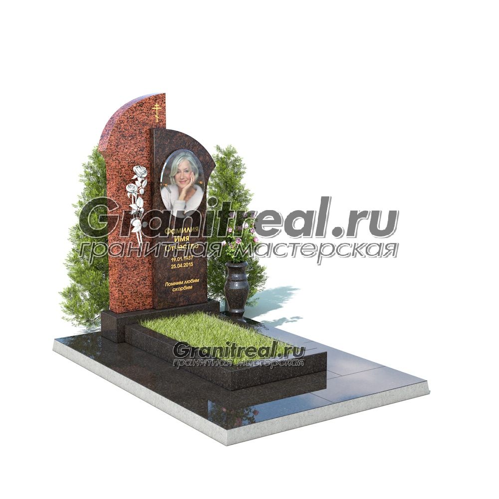Комбинированный памятник Комбинированный памятник