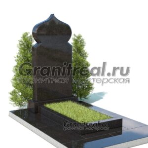 Вертикальный памятник из гранита