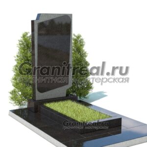 Вертикальный памятник из гранита