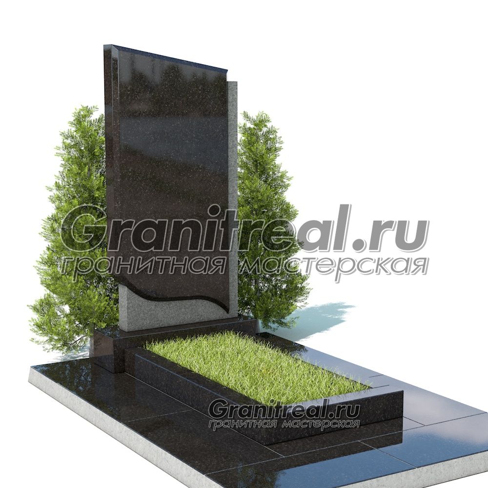 Вертикальный памятник из гранита Вертикальный памятник из гранита