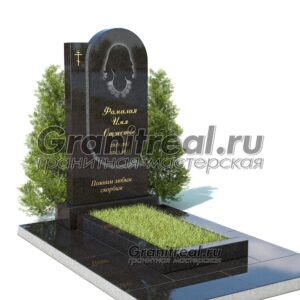 Вертикальный памятник из гранита