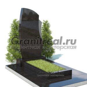 Вертикальный памятник из гранита