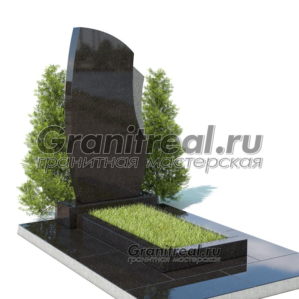 Вертикальный памятник из гранита Вертикальный памятник из гранита