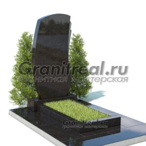 Вертикальный памятник из гранита