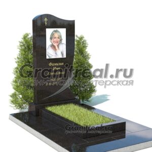 Вертикальный памятник из гранита