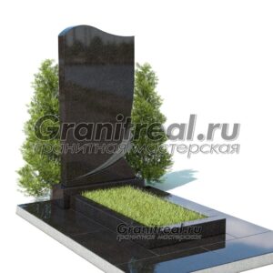 Вертикальный памятник из гранита