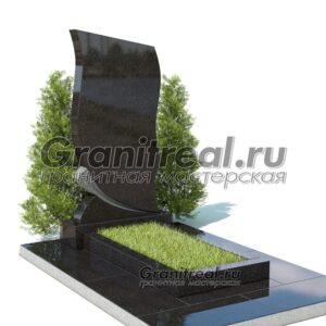 Вертикальный памятник из гранита