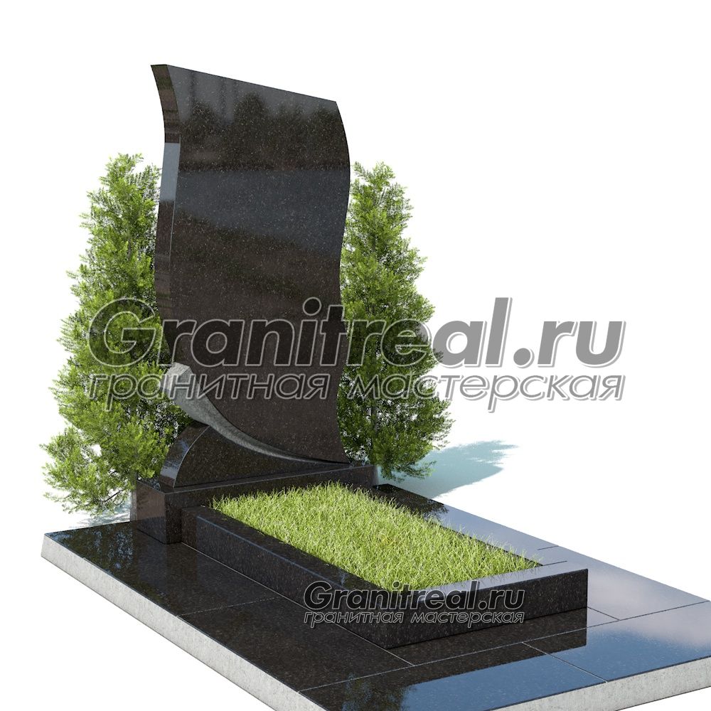 Вертикальный памятник из гранита Вертикальный памятник из гранита