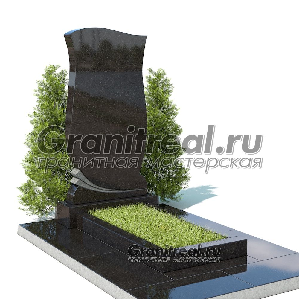 Вертикальный памятник из гранита Вертикальный памятник из гранита