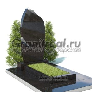Вертикальный памятник из гранита