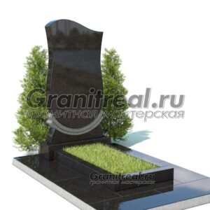 Вертикальный памятник из гранита