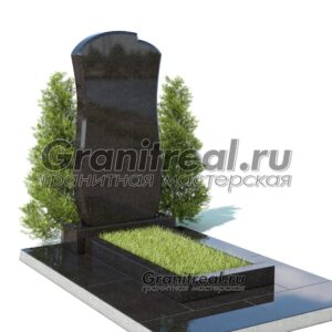 Вертикальный памятник из гранита