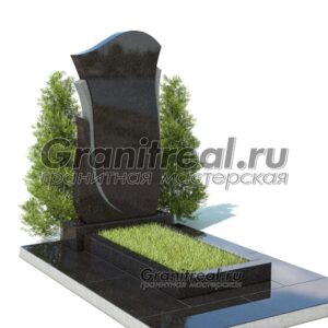 Вертикальный памятник из гранита
