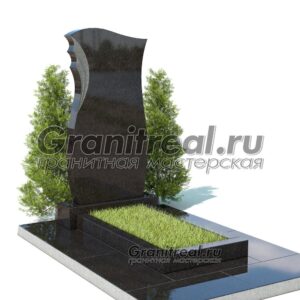 Вертикальный памятник из гранита
