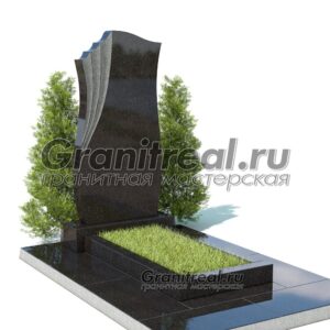 Вертикальный памятник из гранита