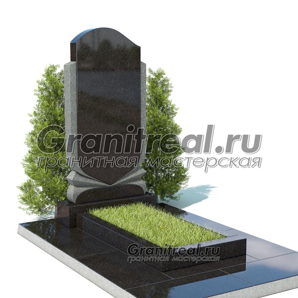Вертикальный памятник из гранита Вертикальный памятник из гранита