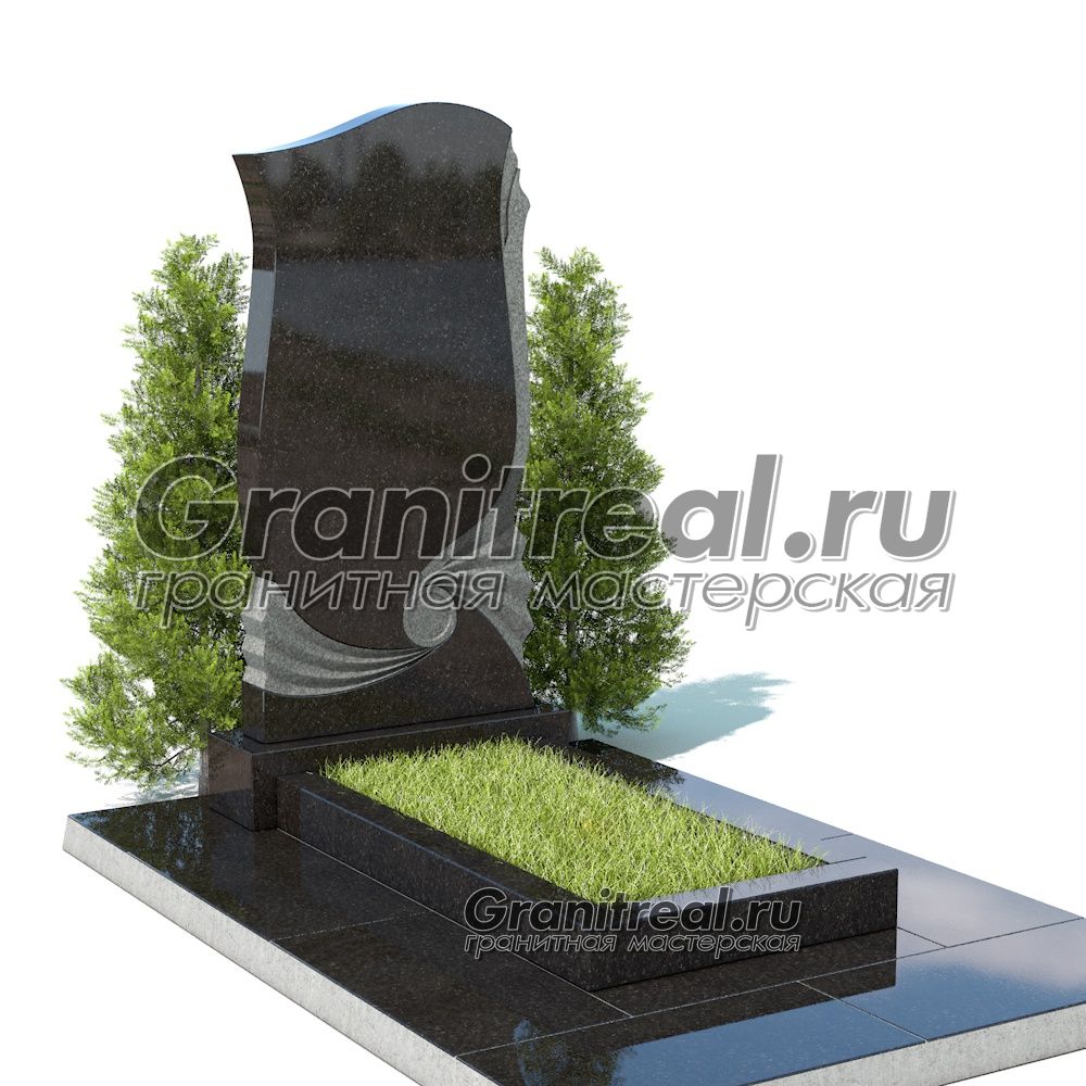Вертикальный памятник из гранита Вертикальный памятник из гранита