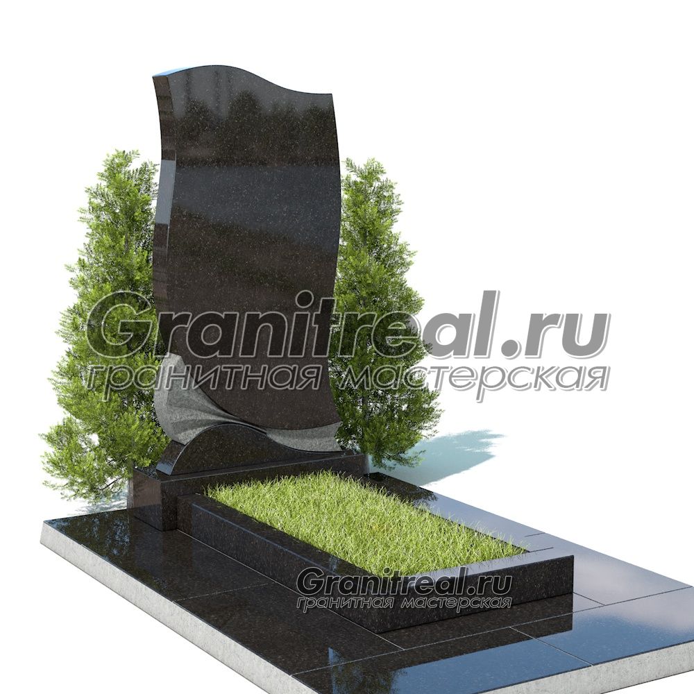 Вертикальный памятник из гранита Вертикальный памятник из гранита