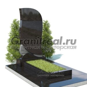 Вертикальный памятник из гранита