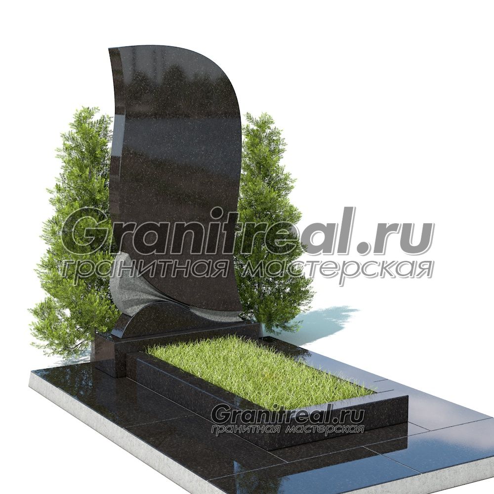 Вертикальный памятник из гранита Вертикальный памятник из гранита