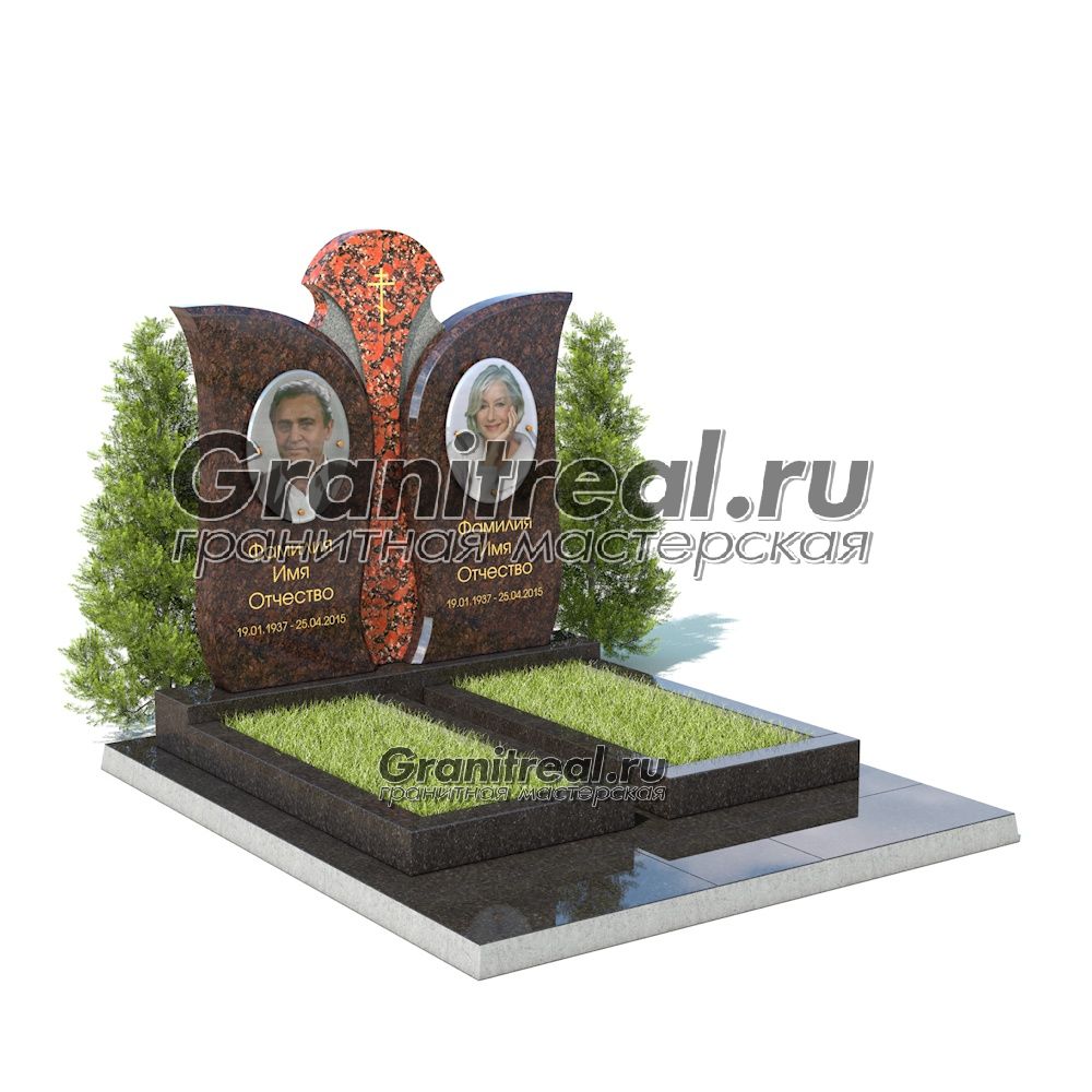 Памятник двойной Памятник двойной