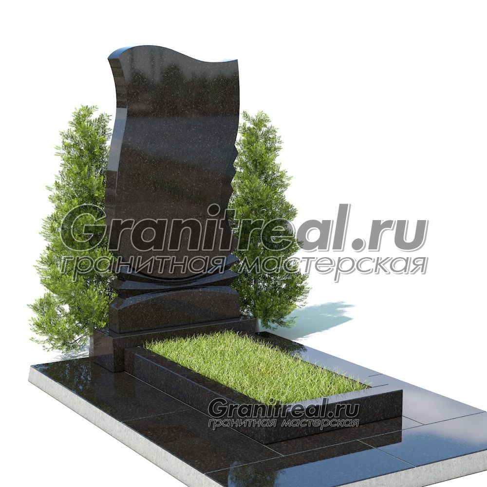 Вертикальный памятник из гранита Вертикальный памятник из гранита
