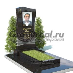 Вертикальный памятник из гранита